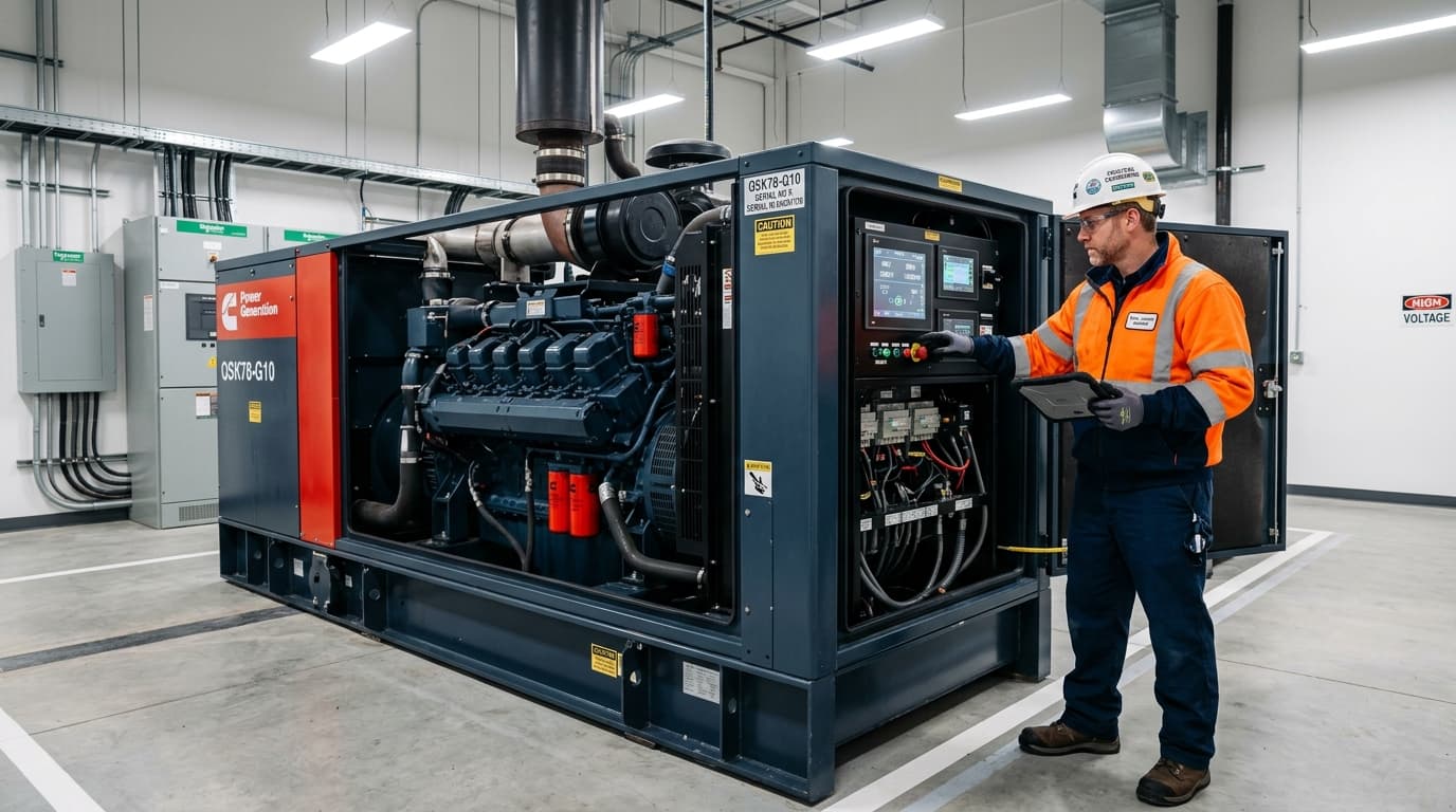 Industrial Diesel Generator Set Maintenance and Power Solutions by Infocus Power Care
